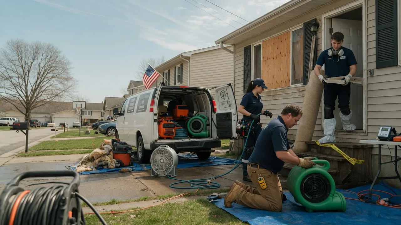 Water Damage Restoration in Beverly, KS near me